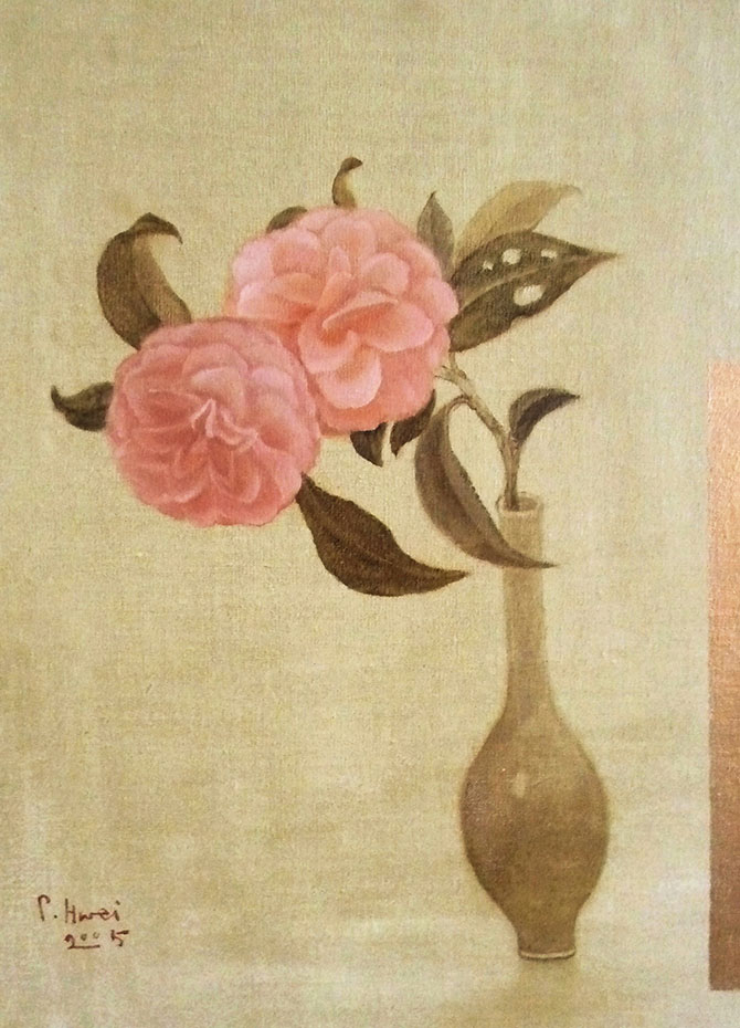 Pink Camellia, Imitate the Song Dynasty style- I