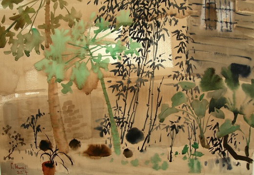 W013 Bamboo in the Courtyard
