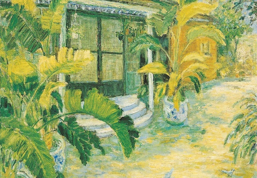 The Courtyard Series - Impressionism Style