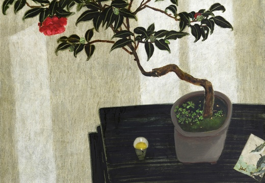 T061 Chinese New Year - Red Camellia