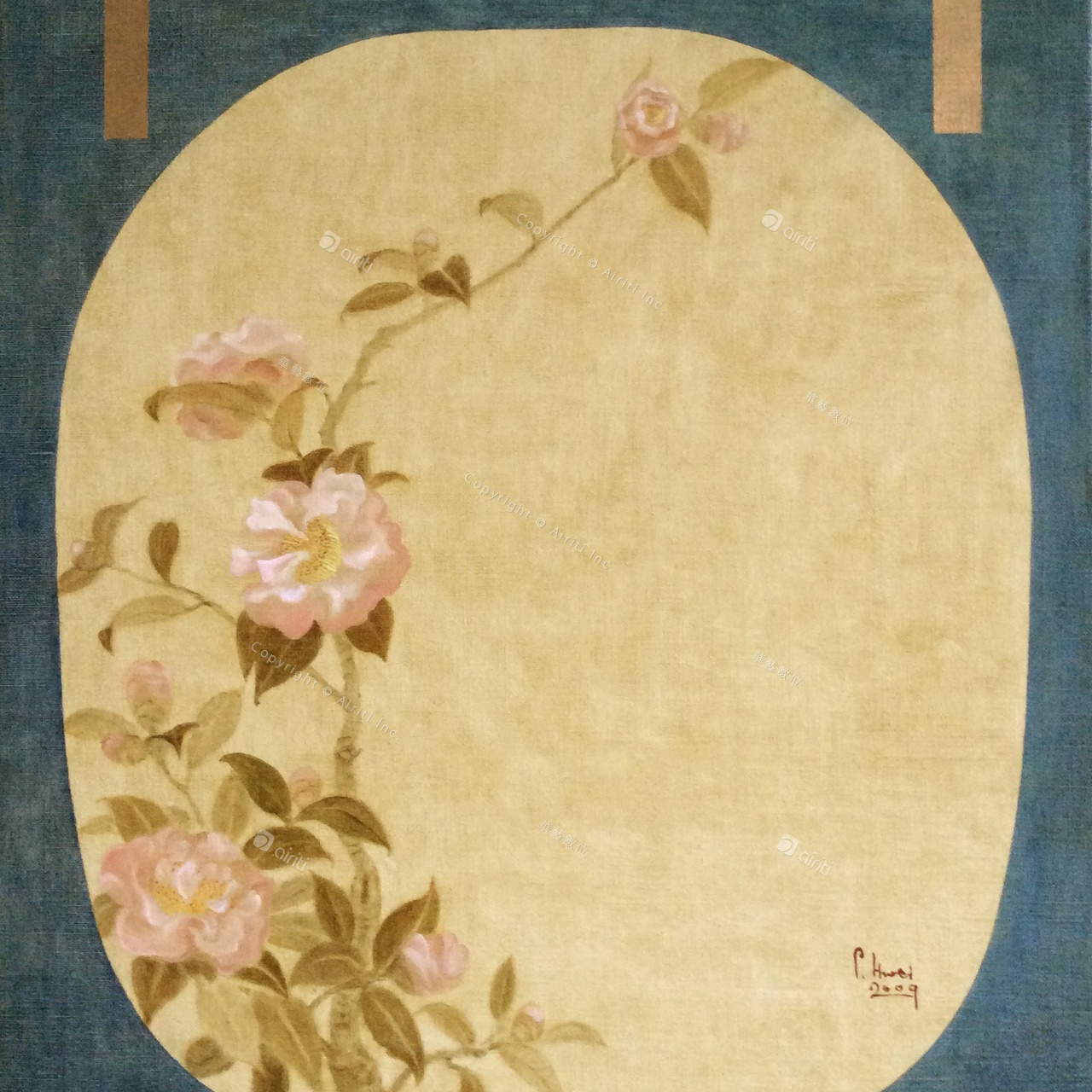 T009 Camellia - Imitate the Ancient Painting Style I