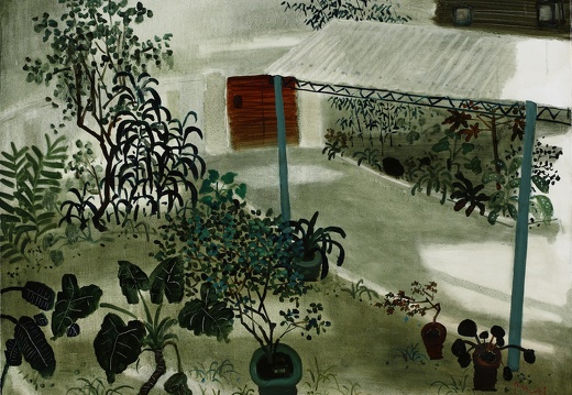 023 Lush Growth in Courtyard