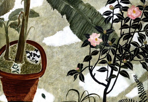 C068 Blooming in the Morning II - Pink Camellia