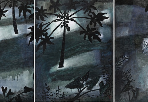 042 Clear Moon in Courtyard 