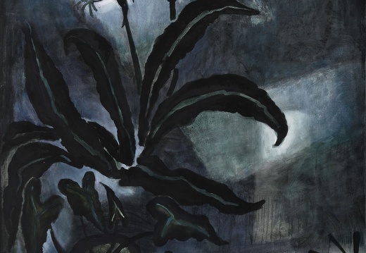 042 Clear Moon in Courtyard I 