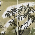043 Blooming in Courtyard - the Loquat (4 canvas)