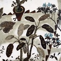 The Old Courtyard- Happy Flowerbed II (2 canvas)