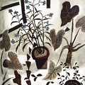 The Old Courtyard- Happy Flowerbed I (2 canvas)
