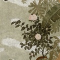 The Golden Days in Courtyard II (2 canvas)