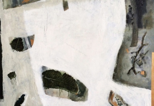 The Old Courtyard-Unlimited Vitality in Nature I  (2 canvas) 
